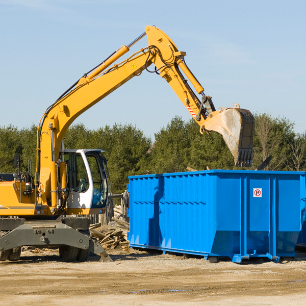 how does a residential dumpster rental service work in Oakland OK